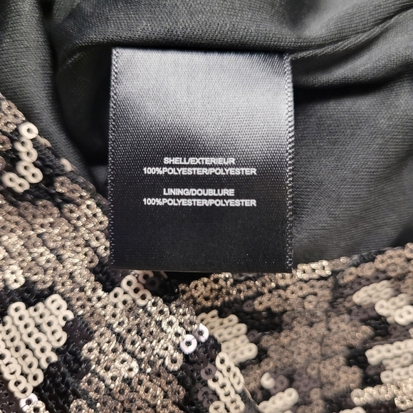 Badgley Mischka Belle Leopard Sequined Midi Dress Size 0. - Picture 12 of 16